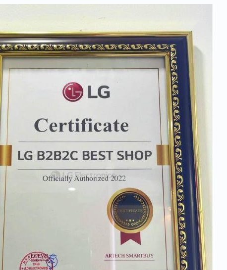 Chứng nhận LG B2B2C Best Shop